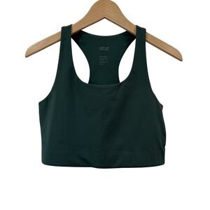 Girlfriend Collective women’s Paloma Racerback sports Bra Large green NWT